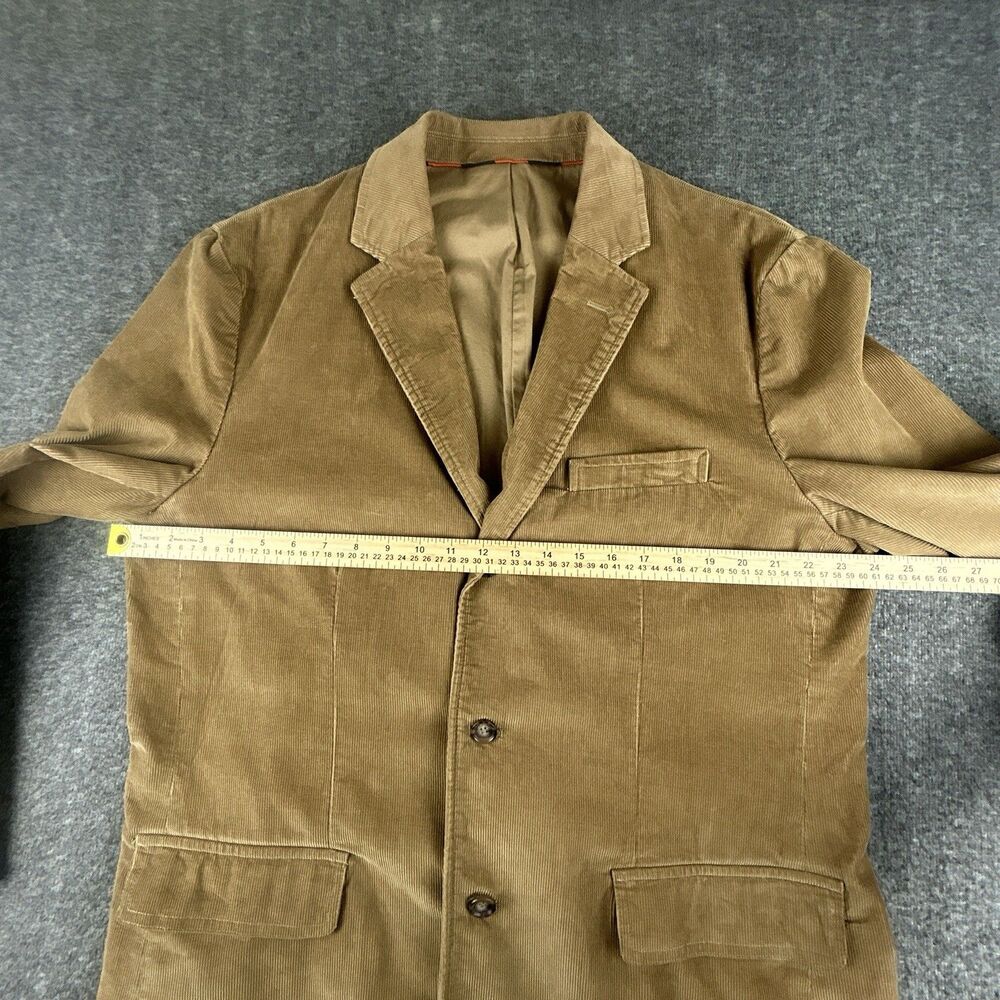 J. Crew Vintage Corduroy Blazer Mens Size XL 44-46 Tan Brown Sport Coat Academia - Picture 6 of 7